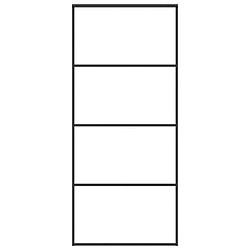 vidaXL Porte Verre Aluminium