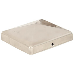 Avis vidaXL Bouchons poteau - Inox