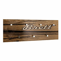 Paris prix Patère murale 7 crochets - Naturel