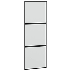 vidaXL Porte coulissante 76x205 cm - Noir