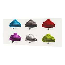 Pegane Porte-manteau mural en verre trempé - Beige