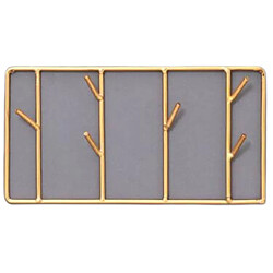 Patère murale métal - Or