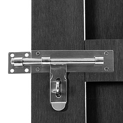 Acheter VIDAXL Portillon WPC 100x180 cm gris