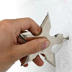 Totalcadeau Porte-manteau Ninja universel - Argent