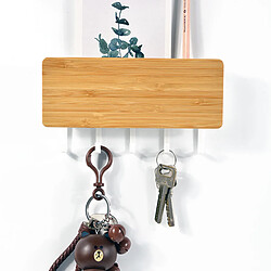 Porte-manteau avec boîte de rangement - Bois