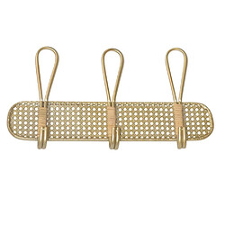 Decoshop26 Porte-manteau métal design - Or