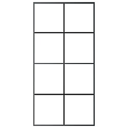 Avis Porte coulissante VidaXL Aluminium/Verre ESG 102.5x205 cm