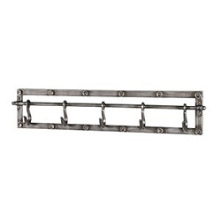 Pegane Patère murale en métal - Anthracite