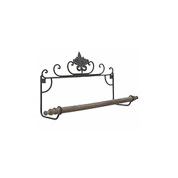 L'Héritier du Temps Porte Serviette Torchon Fer Marron