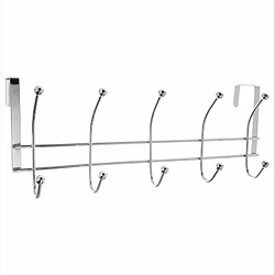 Porte-manteau patère inox - Argent