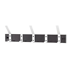 Pegane Patère murale aluminium - Noir