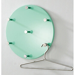 Pegane Patère murale en acier - Menthe
