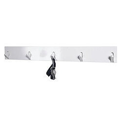 Pegane Porte-manteau 5 patères - Blanc