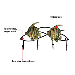 Avis Crochet mural animaux - Métal, design décoratif