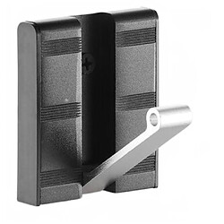 Patère murale invisible - Noir