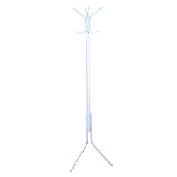 Decoshop26 Porte-manteau acier - Blanc