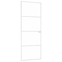 vidaXL Porte intérieure Blanc 76x201,5 cm