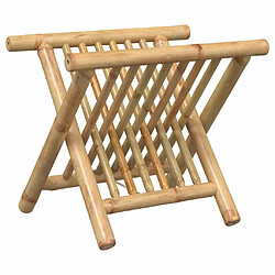 VidaXL Porte-revue Bambou