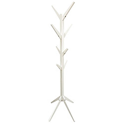 The Home Deco Factory Porte-manteau design bois Abby - L. 45 x H. 177 cm - Blanc
