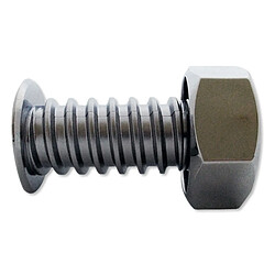 Totalcadeau Porte-manteau grosse vis - Argent