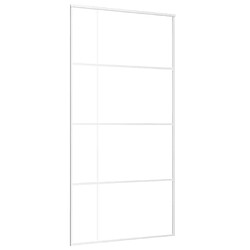 Porte coulissante vidaXL - Blanc - 102,5x205 cm
