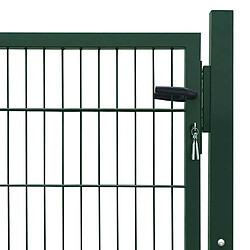 Acheter vidaXL Portillon simple 2D 106 x 130 cm - Vert