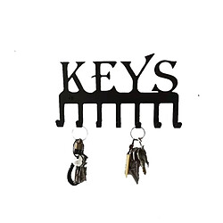 Patère murale métal - Noir