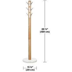 Avis Umbra Porte-manteau Flapper - Naturel