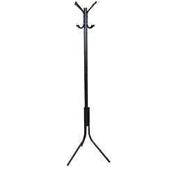 Decoshop26 Porte-manteau sur pied - Noir
