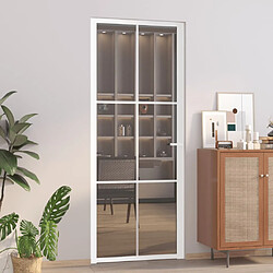 vidaXL Porte intérieure Blanc 83x201,5 cm