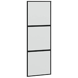vidaXL Porte coulissante 76x205 cm - Noir