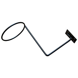 Porte-casque mural moto - Noir