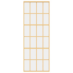 Acheter Porte coulissante VidaXL - Doré 76x205 cm - Verre ESG/Aluminium