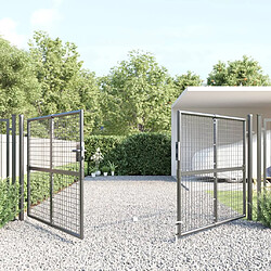 Avis vidaXL Portail jardin maille - Acier galvanisé - 300 x 175 cm