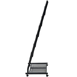 VidaXL Porte-revues Noir A4
