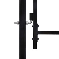 Avis vidaXL Double portail 400x248 cm Noir