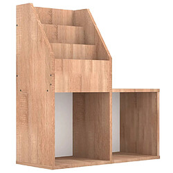 VidaXL Porte-revue enfants Chêne sonoma