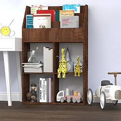 VIDAXL Porte-Revue pour Enfants - Chêne Marron