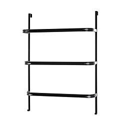 Pegane - Noir Acier 55x21x78 cm