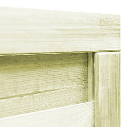 Acheter vidaXL Portillon Bois 100x100 cm Vert