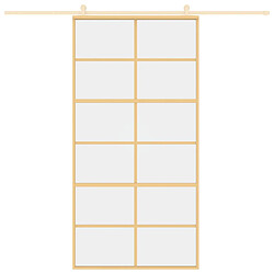 Avis vidaXL 102,5x205 cm - Doré