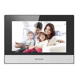 HIKVISION DS-KH6320-WTE2 Moniteur vidéo IP tactile - Écran 7" - Wi-Fi - Mémoire 32GB - Déverrouillage à distance