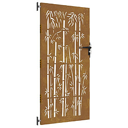 vidaXL Portail 85x175 cm Acier Corten