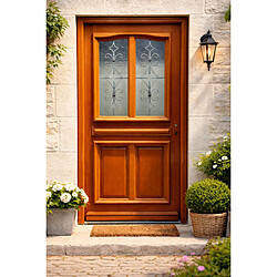 Porte d'entrée Bois "VAUBAN" vitrée - GD Menuiseries