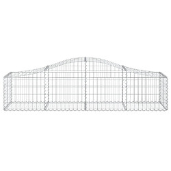 Acheter vidaXL Paniers à gabions arqués 15 pcs