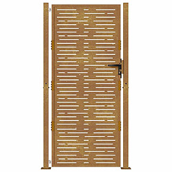 Acheter VIDAXL Portail de jardin acier corten 105x180 cm