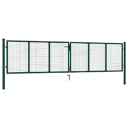 vidaXL Portail en treillis de jardin - Vert