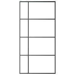 Avis VidaXL Porte coulissante Verre ESG - Noir