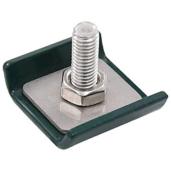 vidaXL Connecteurs de grille (25 pcs) Vert