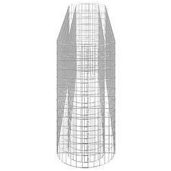 Acheter vidaXL Lit surélevé à gabion Fer galvanisé - 260x50x100 cm